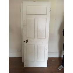 Edwardian 5-panel timber doors for sale