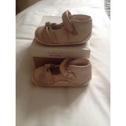 Girls clarks first shoes size 3.5 F