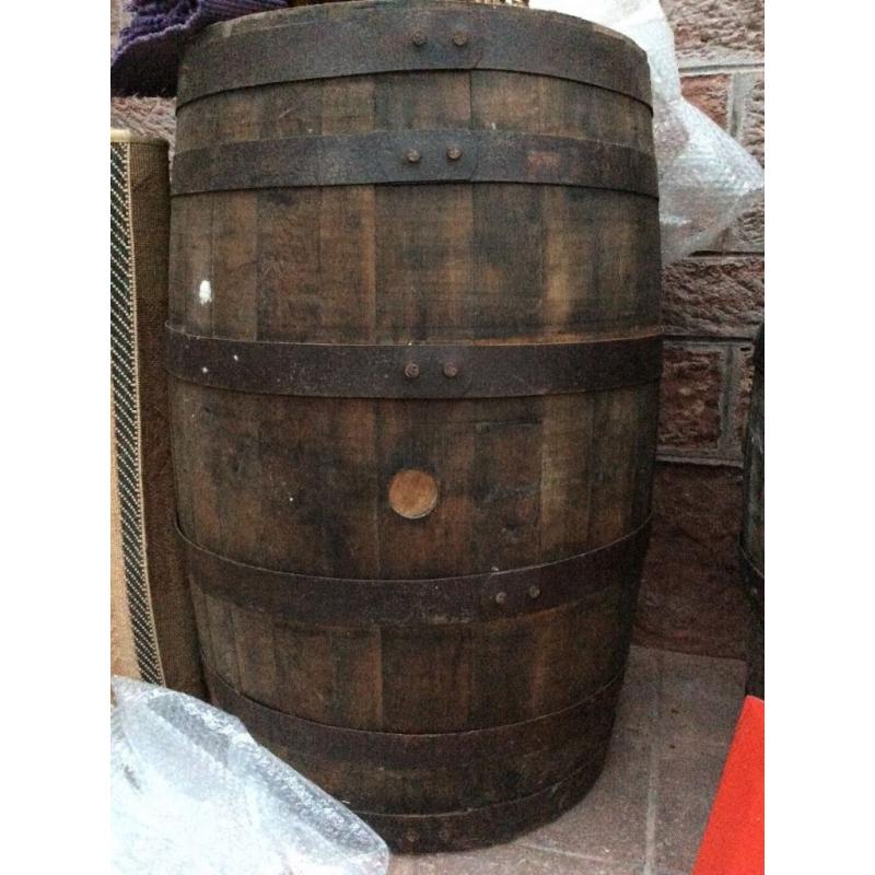 Two original Midleton Irish Whisky Oak Barrels / Casks