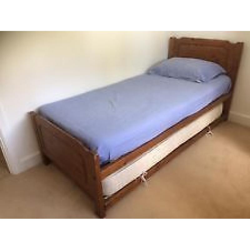 pine trundle beds with mattresses