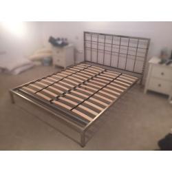 Mirrored King Size Bed