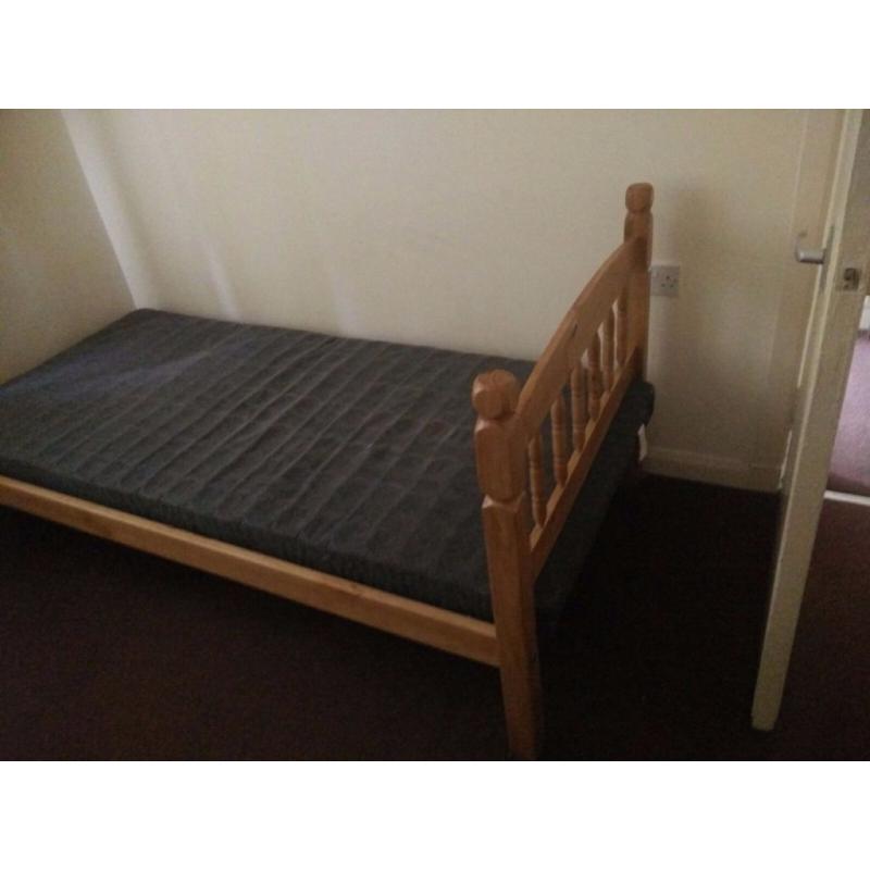 Single bed and mattress FREE