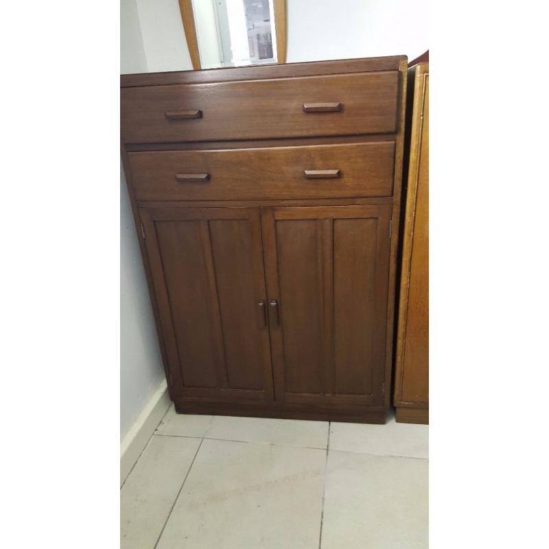 Vintage Oak Storage Cabinet in Great Condition